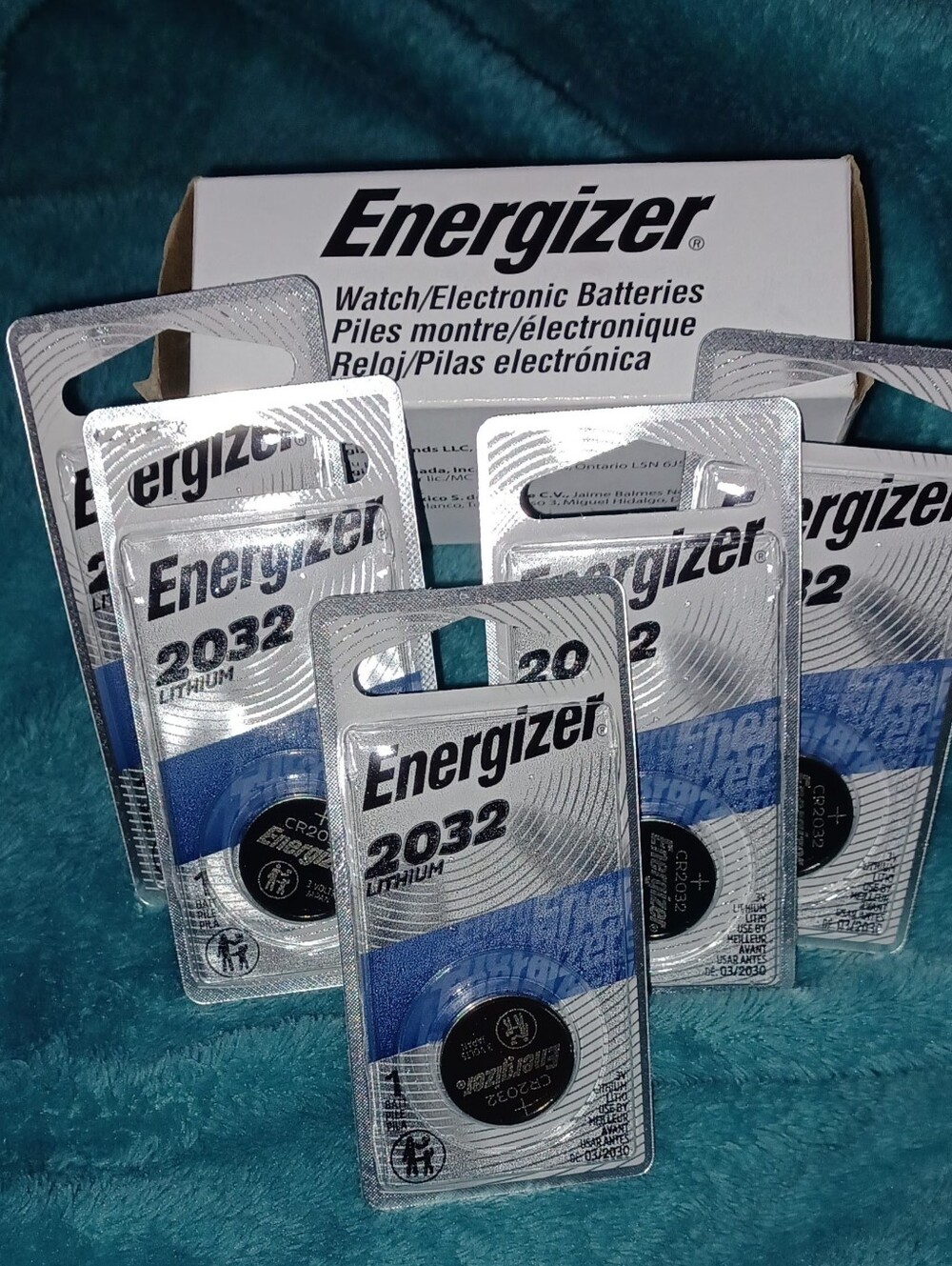 Lot of 5 Energizer Lithium Batteries Watches Etc